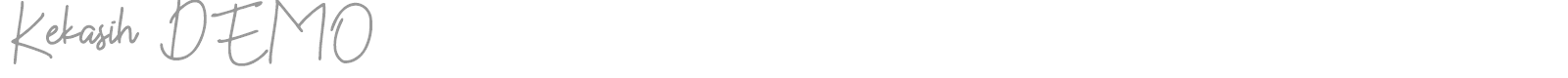 Kekasih font preview